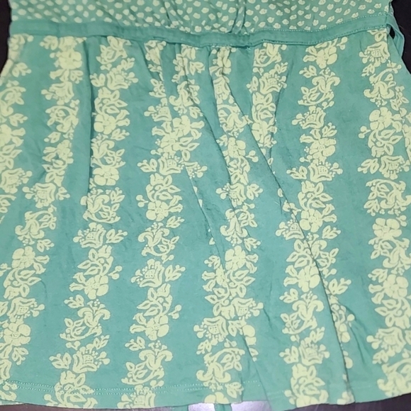 Arizona Jean Company pattern tank top w/sash tie Sz XL - Picture 3 of 6